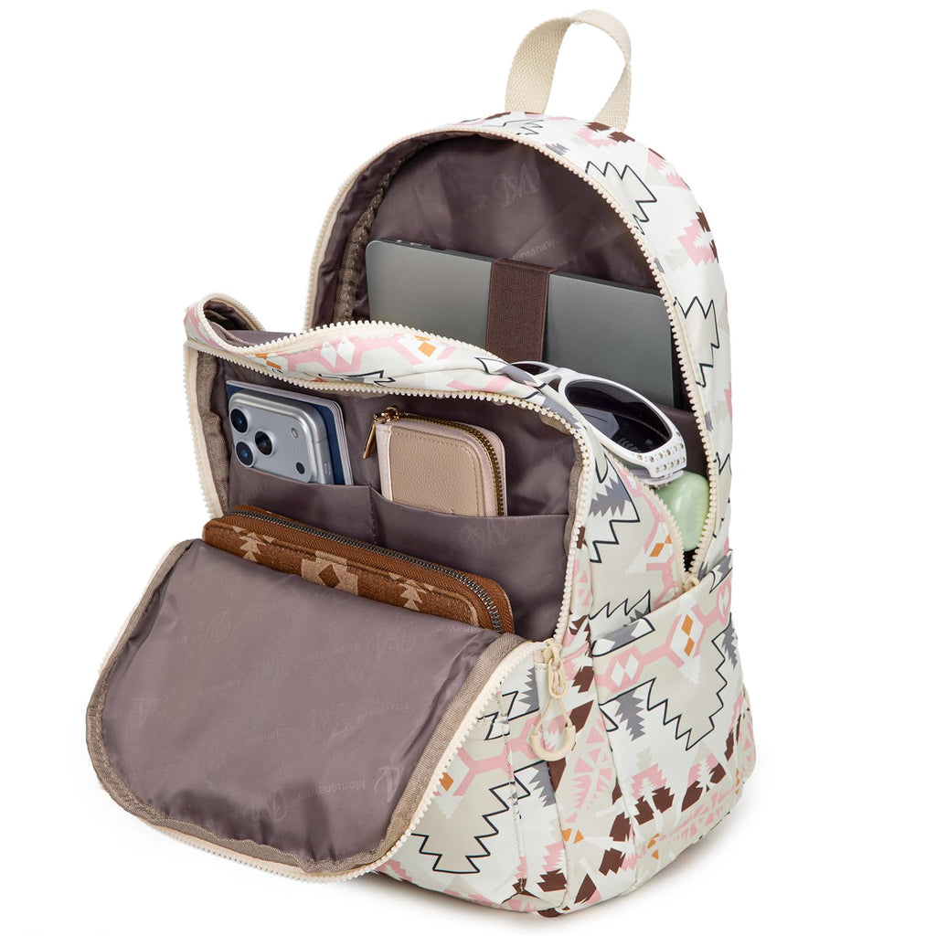 Montana West Backpack Purse for Women Western Aztec Backpack Purse Lightweight Casual Daypack for Travel