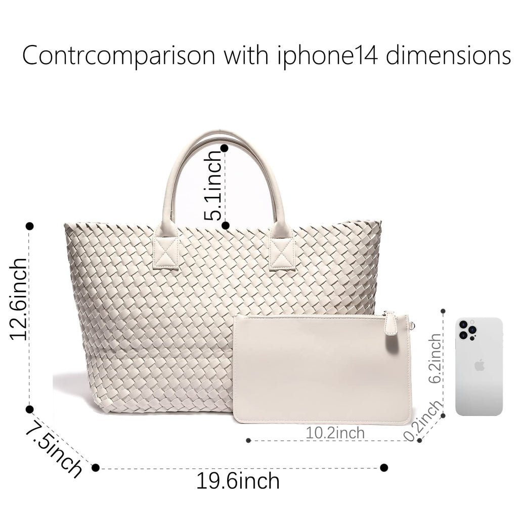 Woven Bag Shopper Bag Travel Handbags and Purses Women Tote Bag Large Capacity Shoulder Fashion Bags