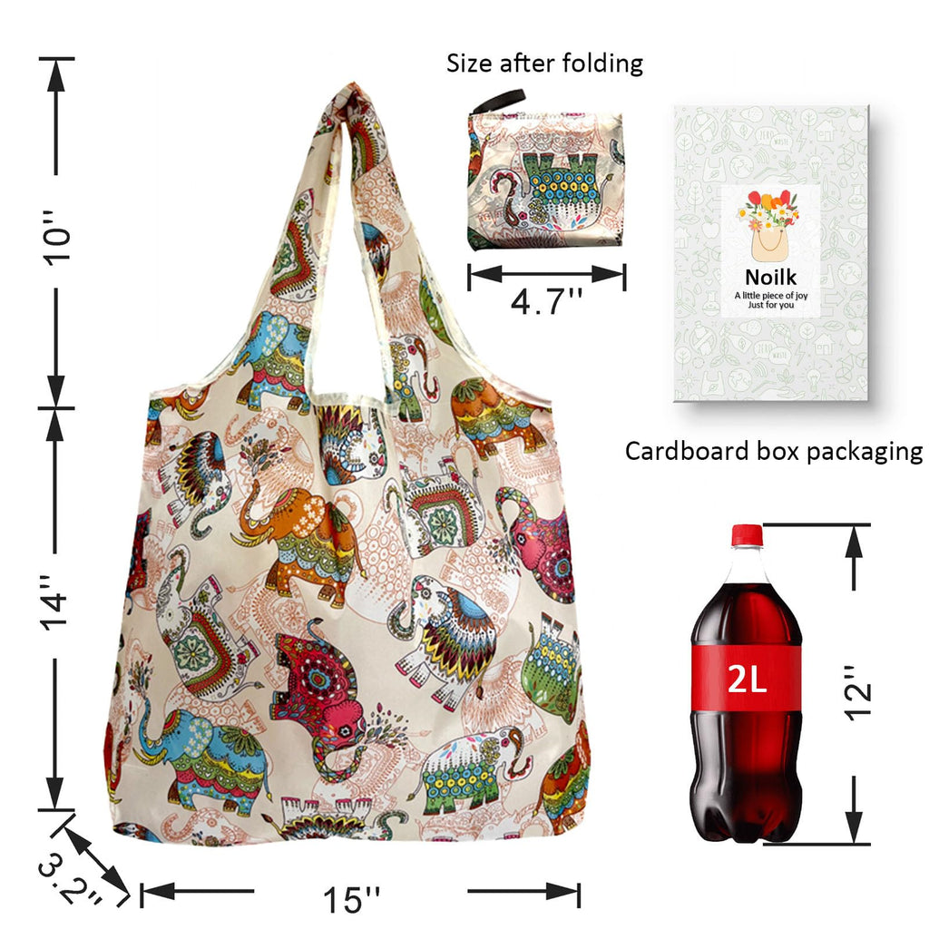 Bolsas de compras reutilizables para comestibles, paquete de 4 de 50 libras bolsas plegables grandes y lavables para mercado, compactas para un fácil almacenamiento, bolsas de tela ligeras y