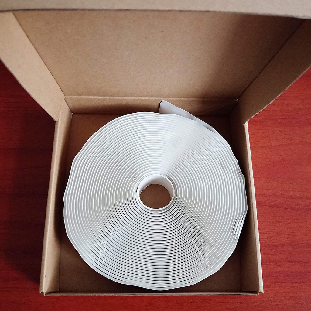 LLPT Butyl Tape Black 1 Inch x 33Ft Tight Seal for Leak Proof EPDM RV Repair Window Glass Boat Sealing Roof Pipe Patching(BST233)