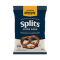 Unique Snacks Extra Dark Splits Pretzels, Original Split-Open Pretzels, Delicious Homestyle-Baked Snack Bag, Vegan, OU Kosher, and Non-GMO Food, No Artificial Flavor, 2 Oz. Bag, Pack of 12