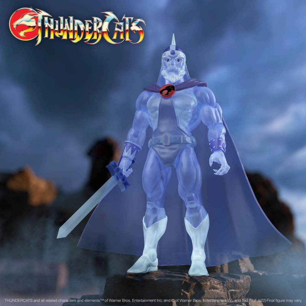 Super7 ULTIMATES! Thundercats Ghost Jaga - 7" Thundercats Action Figure with Accessories - Classic Cartoon Collectibles and Retro Toys