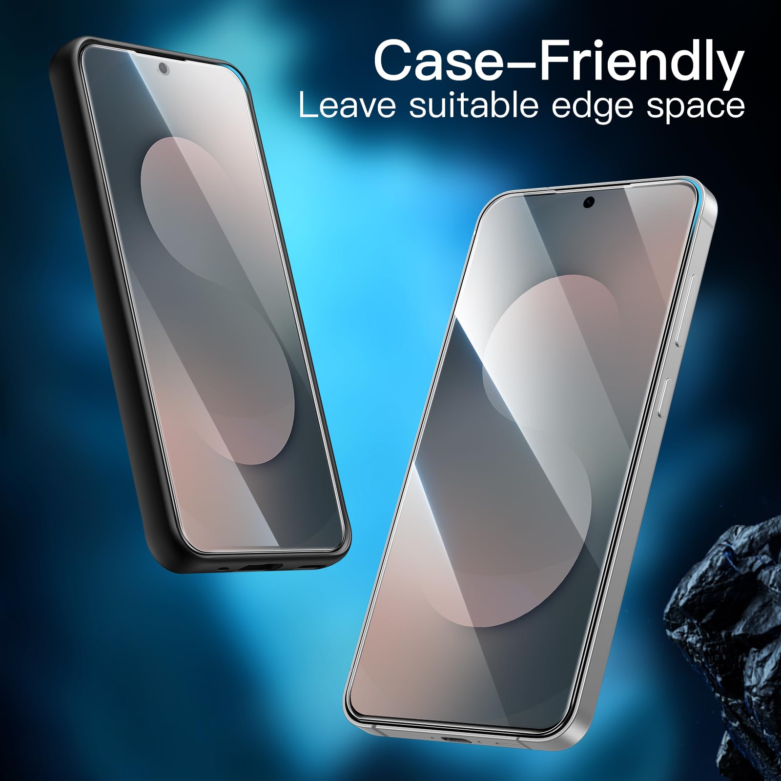 JETech Screen Protector for Samsung Galaxy S20 FE 6.5-Inch with Camera Lens Protector, Tempered Glass Film, Fingerprint ID Compatible, HD Clear, 2-Pack Each