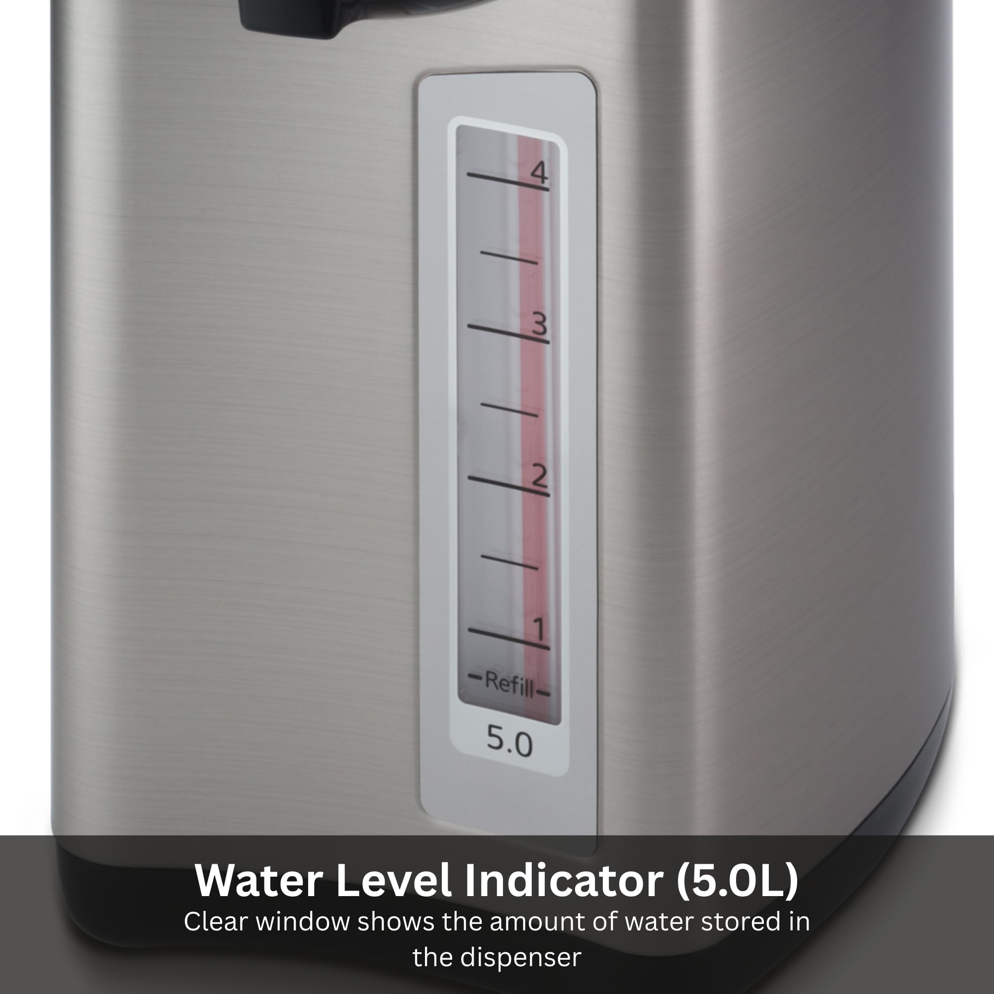 Tiger PDU-A30U-K Electric Hot Water Boiler and Warmer, Stainless Black, 3-Liter