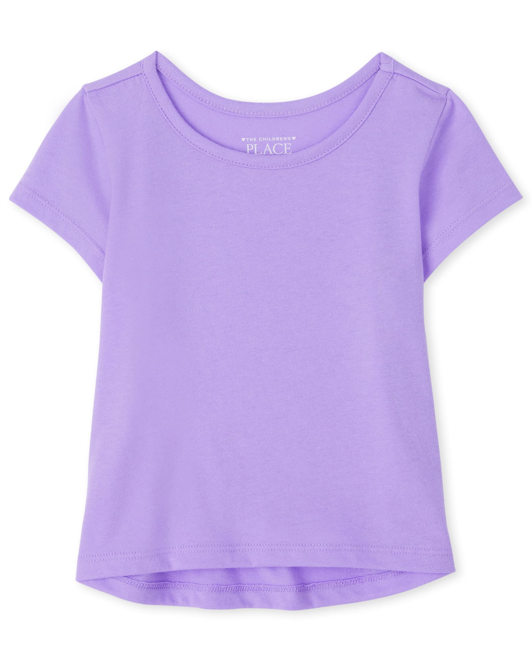 The Children's Place Baby Girls' and Toddler High Low Layering Tee