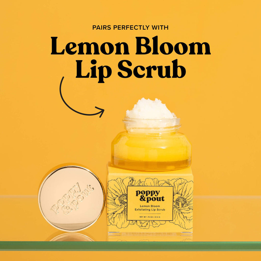 Poppy & Pout Blood Orange Mint Jumbo Lip Balm | All Natural Lip Balms & Moisturizers | Hydrates with Beeswax, Vitamin E, Organic Coconut Oil | Cruelty-Free | Lip Balm in Recyclable Cardboard Tube