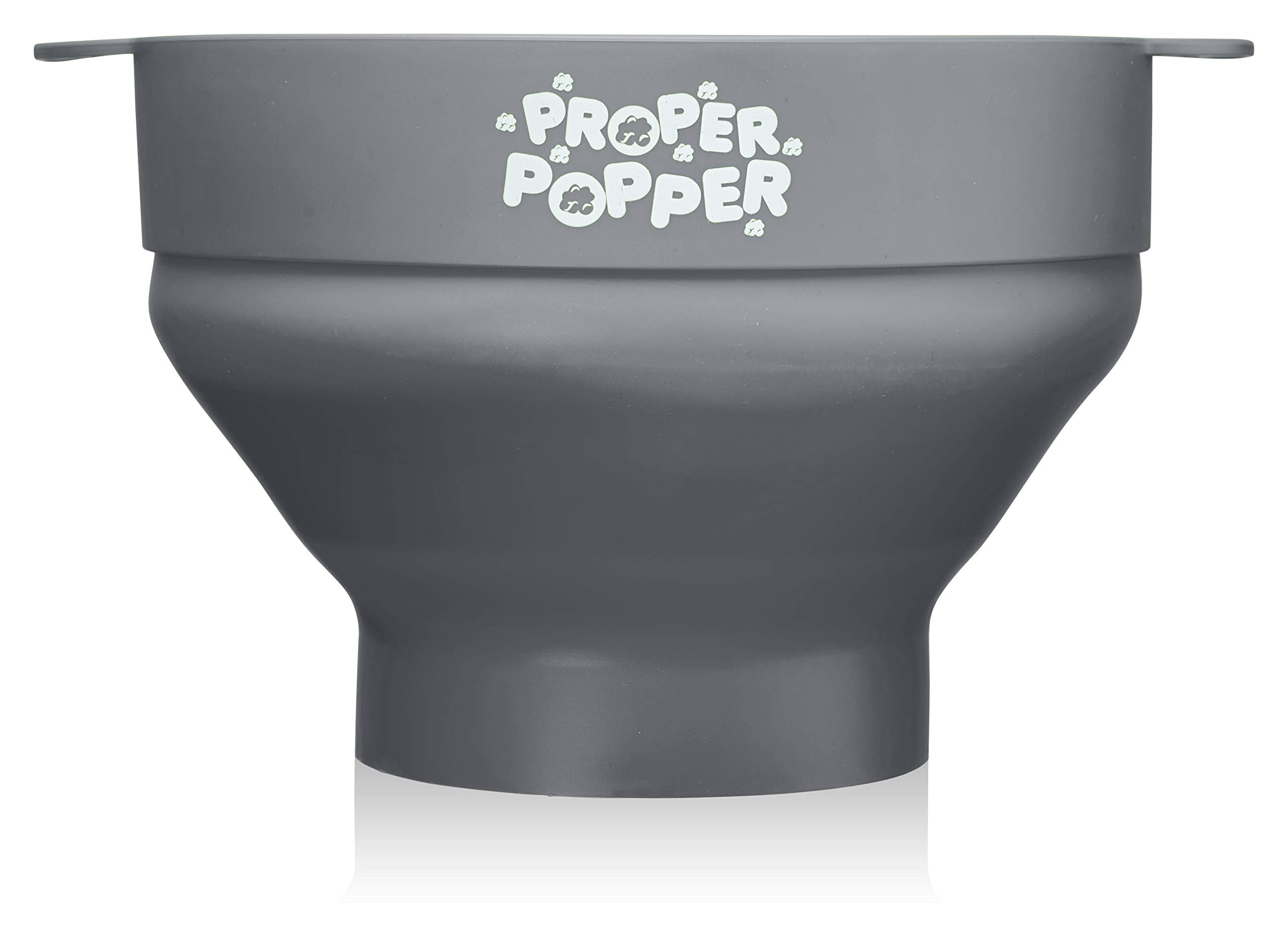 The Original Proper Popper Microwave Popcorn Popper, Silicone Popcorn Maker, Collapsible Bowl BPA Free & Dishwasher Safe - (Aqua)