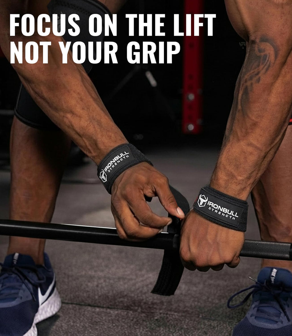 Lifting Wrist Straps for Weightlifting (1 Pair) – Padded Lifting Straps for Deadlifts, Powerlifting, Strength Training & Bodybuilding – Gym Straps for Men & Women
