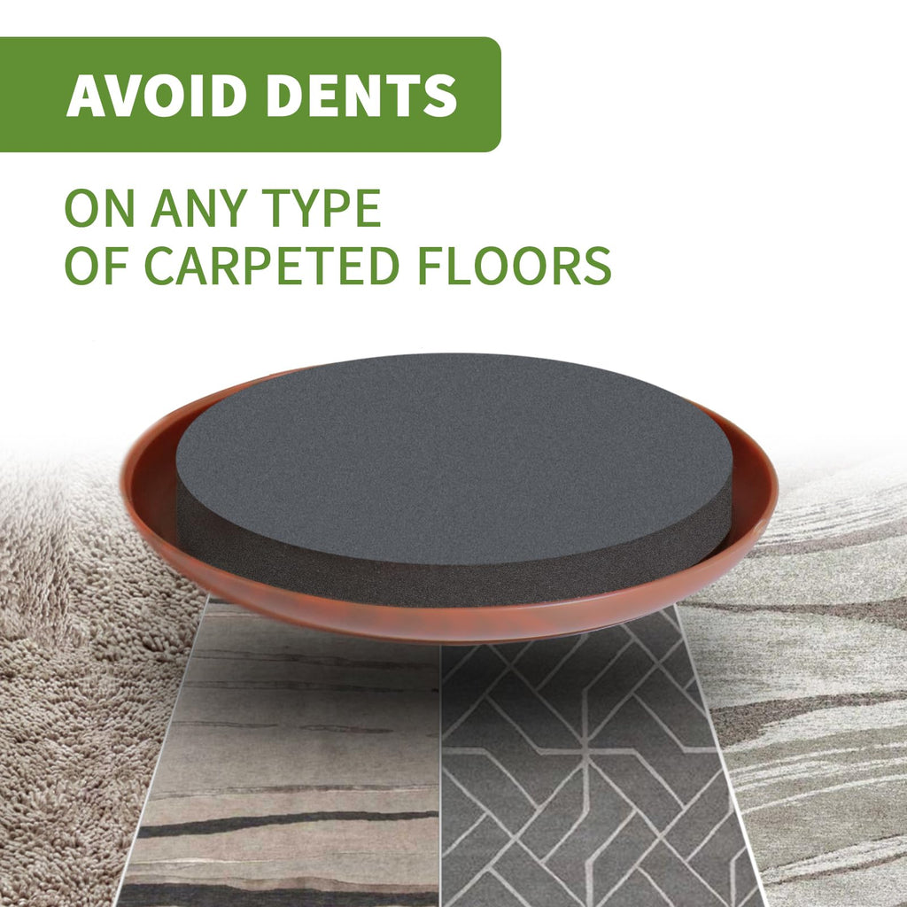 Furniture Sliders for Carpet 4 PCS - 9 1/2 inch Furniture Moving Slider Chair Legs Floors Protectors– Move Your Furniture Easy & Safely (for Carpet)