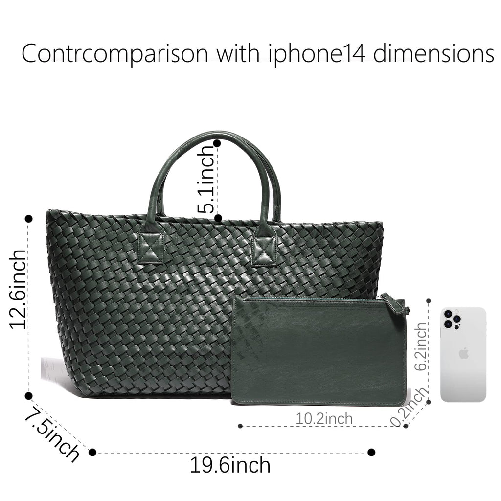 Woven Bag Shopper Bag Travel Handbags and Purses Women Tote Bag Large Capacity Shoulder Fashion Bags