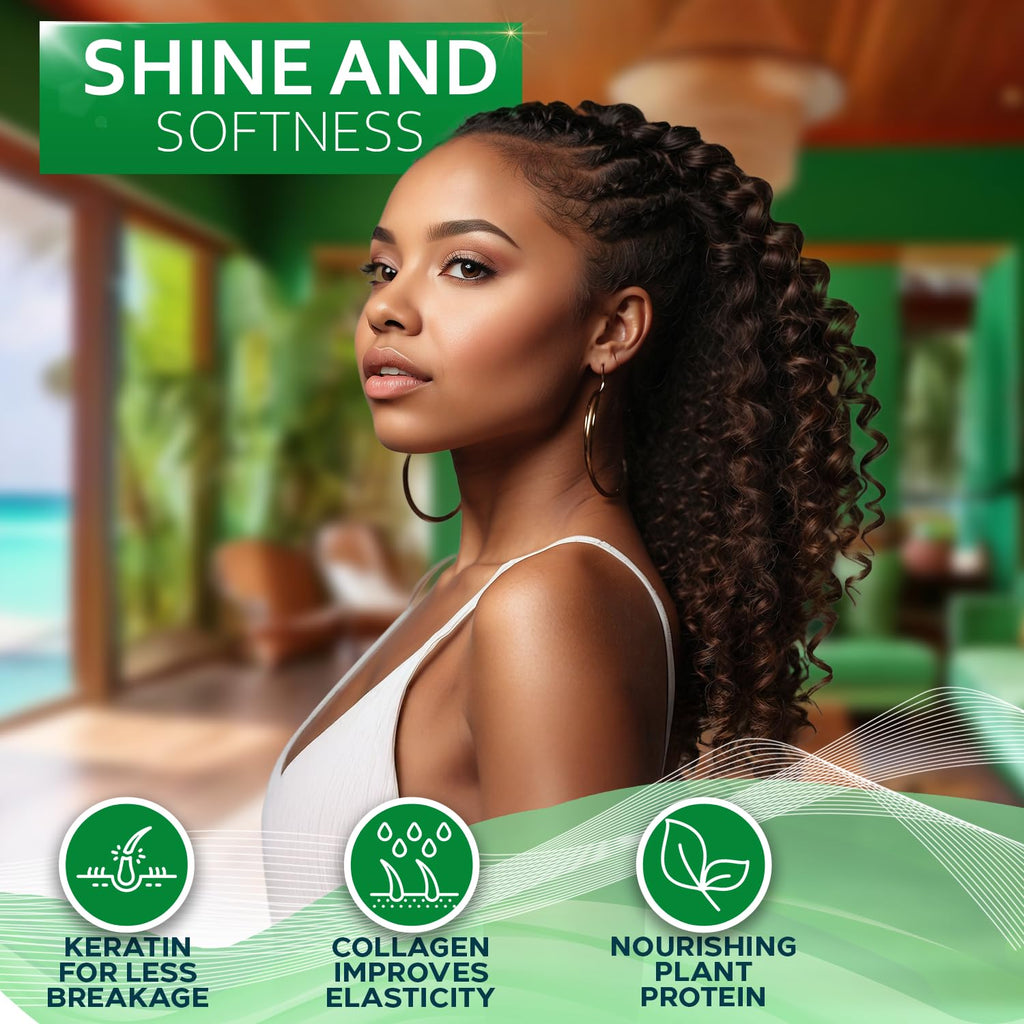 Apple Cider Vinegar Deep Conditioning Mask - Treatment for Dry Damaged Hair and Split End Repair - Sulfate Free Formula with Collagen, Keratin and Argan Oil - For Flaky Scalp and Dandruff Relief