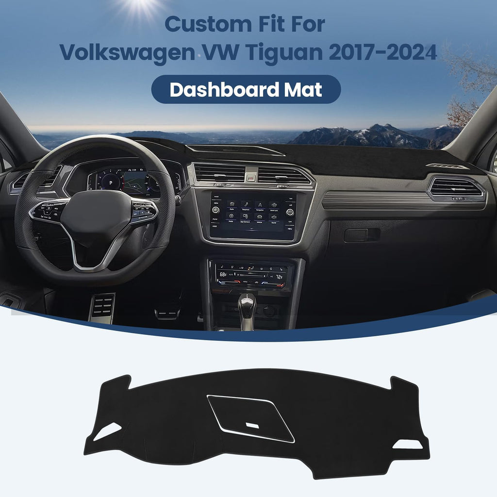Dashboard Cover Mat Custom Fit for Mazda3 Hatchback, Sedan 2019-2024 2025 2026 (Without HUD) Dash Cover Nonslip Dash Mat Protector Sunshade No Glare Black
