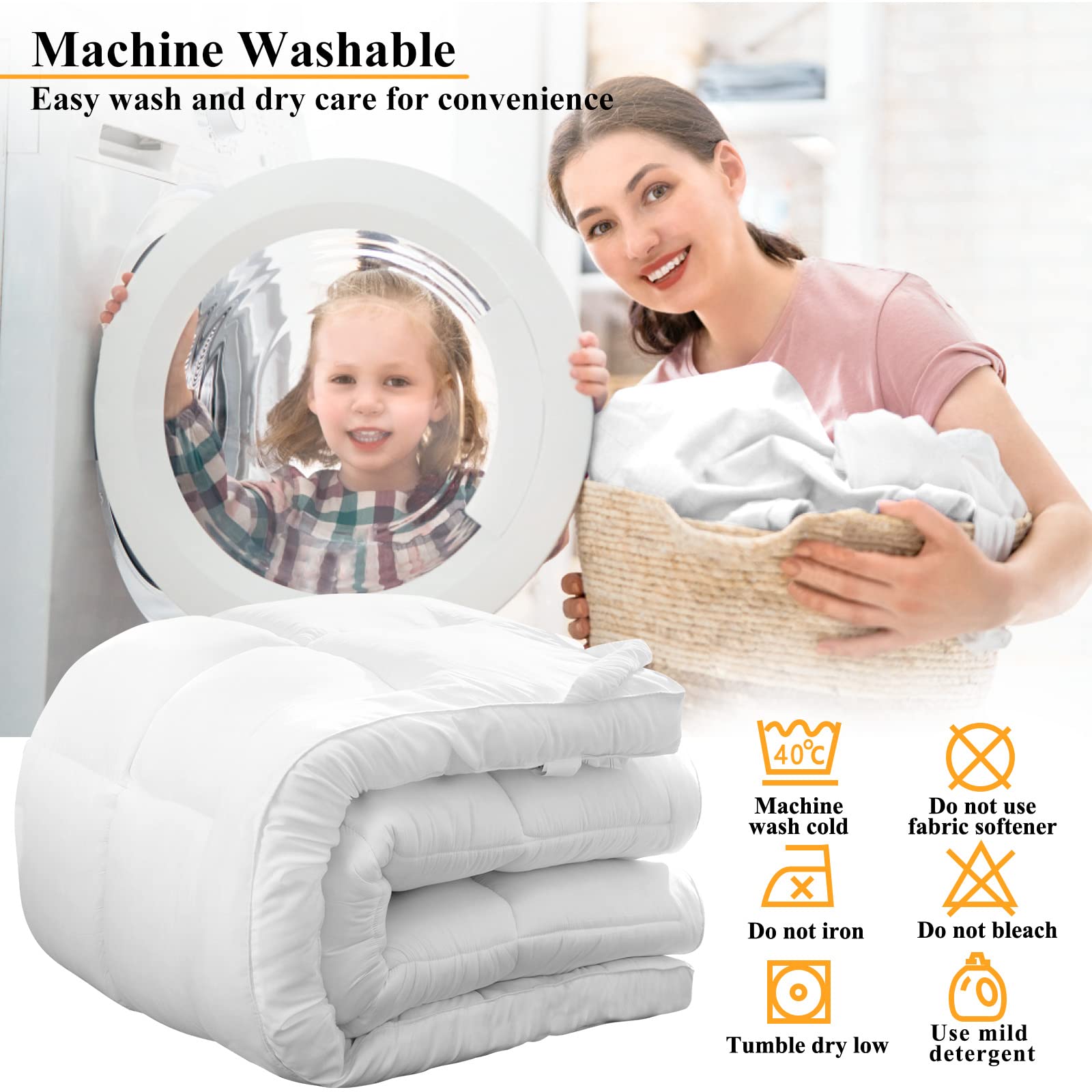 1400 GSM Extra Thick Twin Mattress Topper, Cooling Pillow Top Twin Mattress Topper, Thick Plush Soft Down Alternative Mattress Pad with Elastic Straps, 6-22 Inch Deep, Back Support