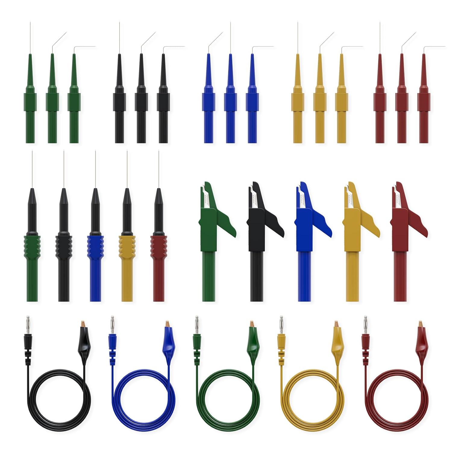 VDIAGTOOL V200 PRO Upgrade Kit Automotive Power Circuit Probe Tester with 30PCS Back Probe Kit, 12/24V Electrical Short and Open Circuit Finder AC/DC Voltage Test Activating Component 40Ft Cable