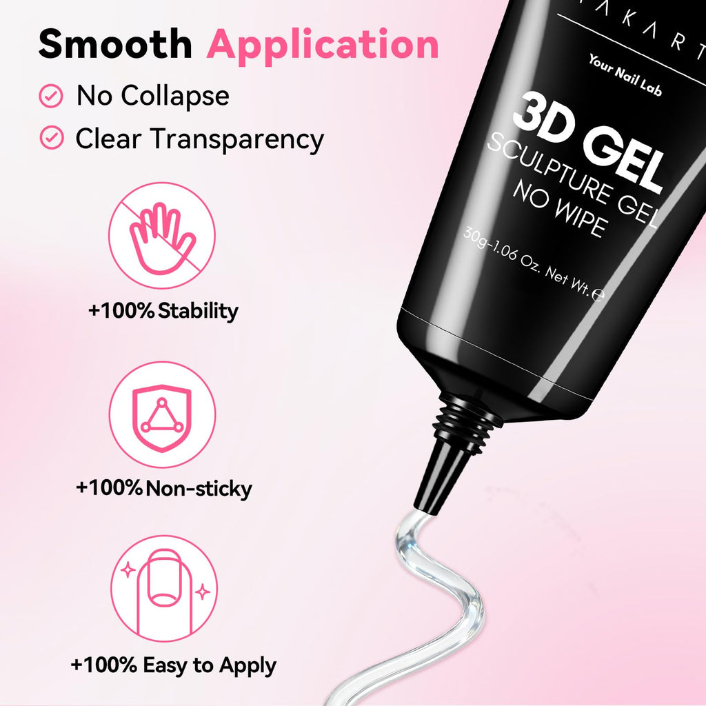 Makartt Rhinestone Glue for Nails: Super Strong Gel Nail Glue for Nail Charms Gems Decorations, 3D Gel Nail Art Bling Jewel Diamonds for Salon & DIY Manicure, 30ML UV Lamp Cured Need Beauty Gifts
