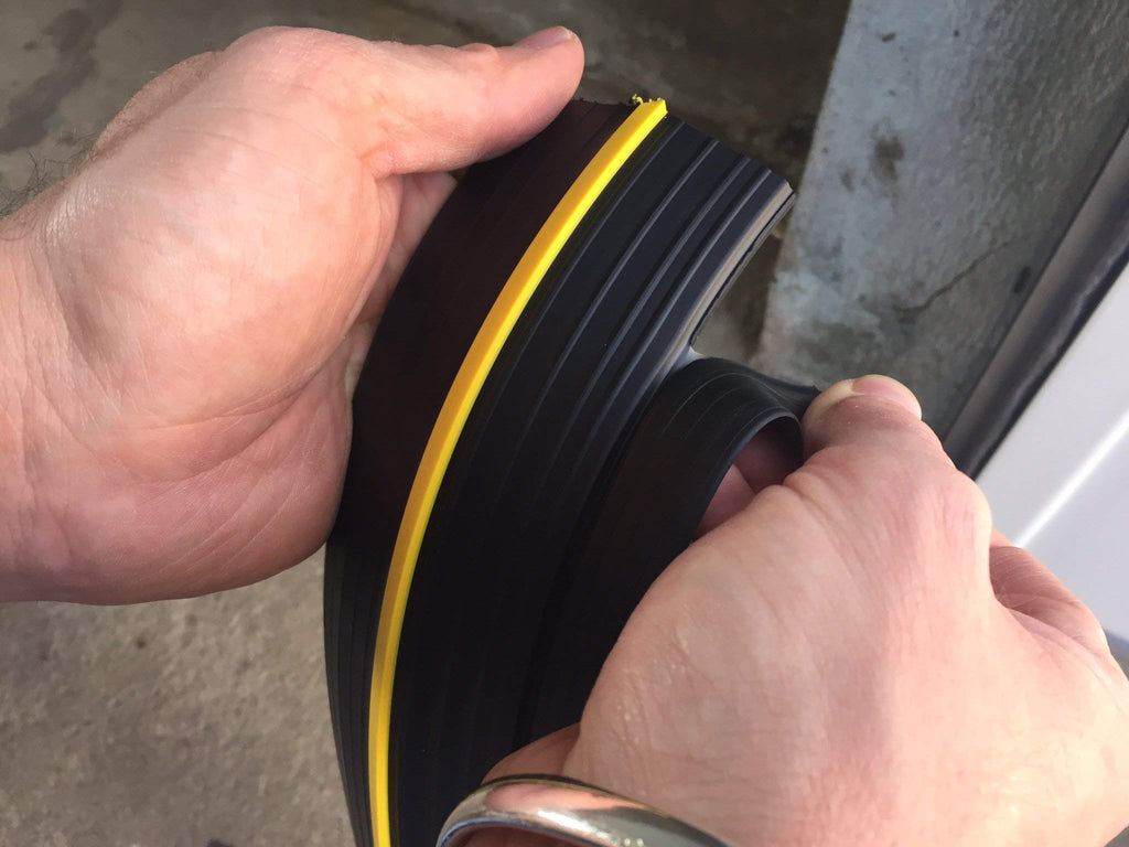 8'5"/2.6m Weather Defender® Original | Ultimate Garage Door Threshold Seal Kit with Adhesive & Garage Door Bottom Weather Stripping