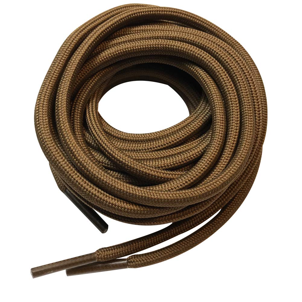 B&Q 3 Pairs Heavy Duty Round Boot Laces Shoelaces for Hiking Walking Construction Safety Work Boots Shoes