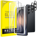 JETech Screen Protector for Samsung Galaxy S20 FE 6.5-Inch with Camera Lens Protector, Tempered Glass Film, Fingerprint ID Compatible, HD Clear, 2-Pack Each