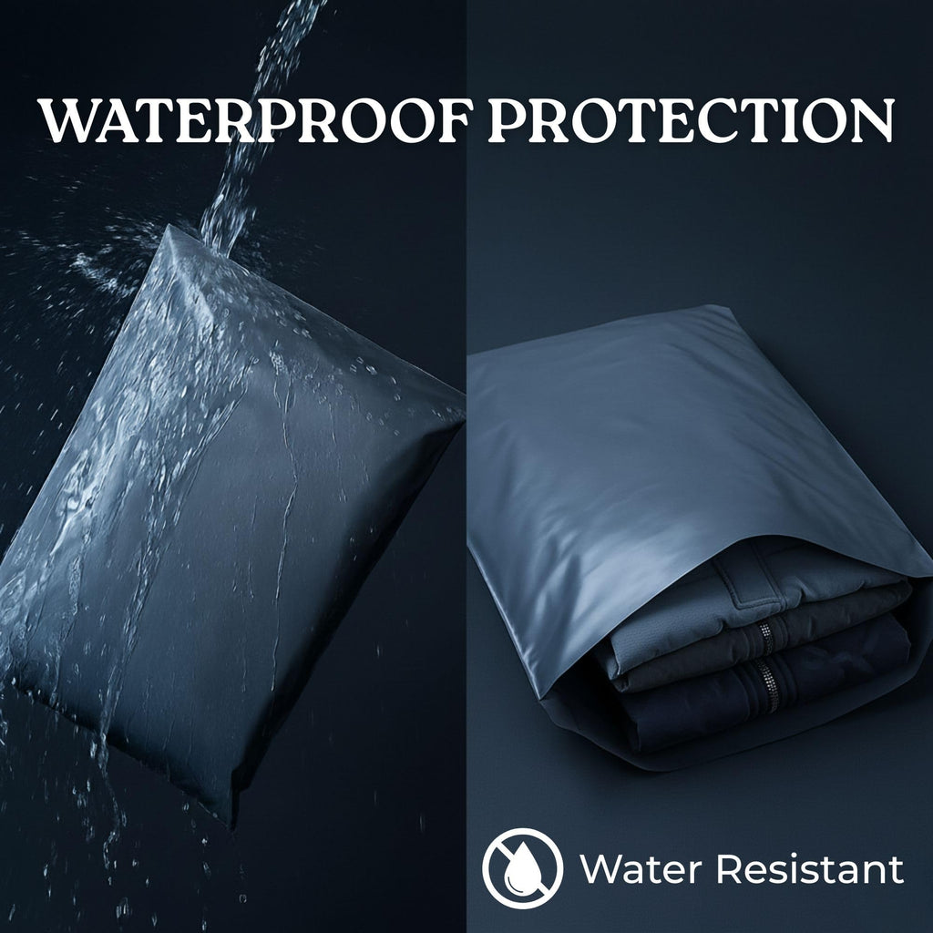 5 Large Shipping Bags 17x24 | Jumbo Poly Mailers for clothes | Strong Thick Mailing Bags with Self Adhesive | Self Sealing Shipping Envelopes