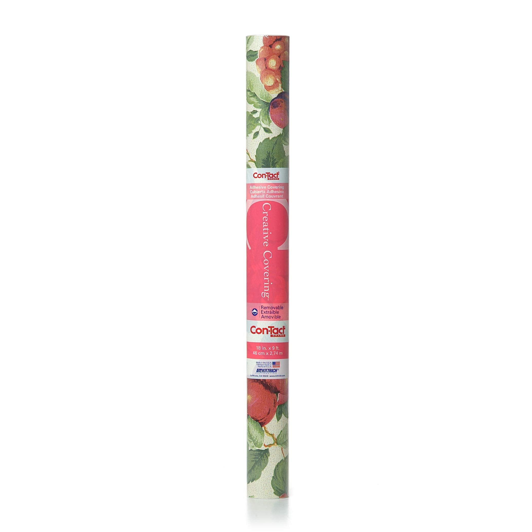 Con-Tact Brand Creative Covering, Self-Adhesive Shelf Liner, Multi-Purpose Vinyl Roll, Easy to Use and Apply, 18'' x 50', Abby Sage