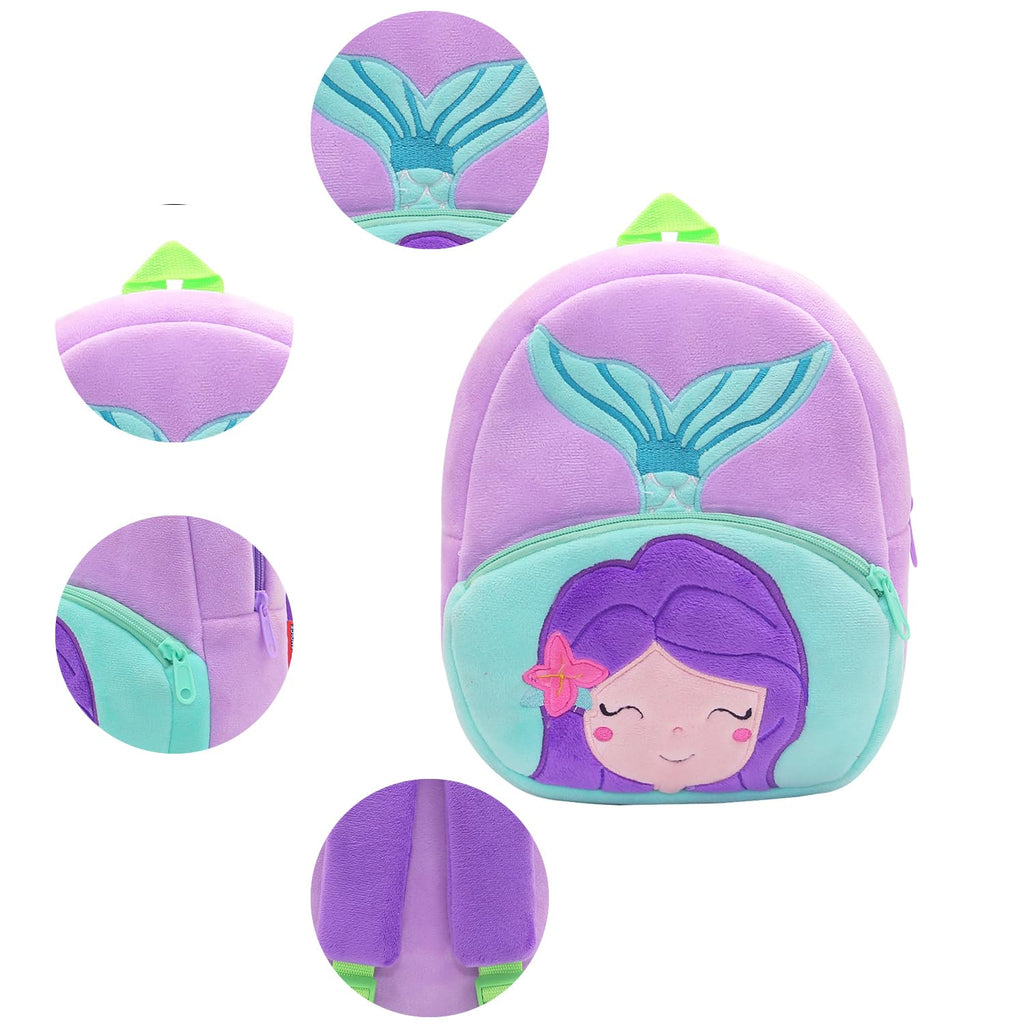 NICE CHOICE Cute Toddler Backpack Toddler Bag Plush Animal Cartoon Mini Travel Bag for Baby Girl Boy 2-6 Years(BB Unicorn)