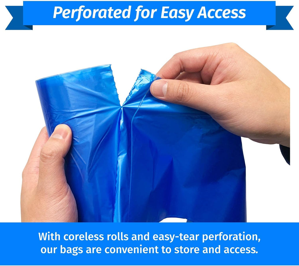 Reli. SuperValue 55-60 Gallon Recycling Bags | 150 Count | Blue Trash Bags | Made in the USA