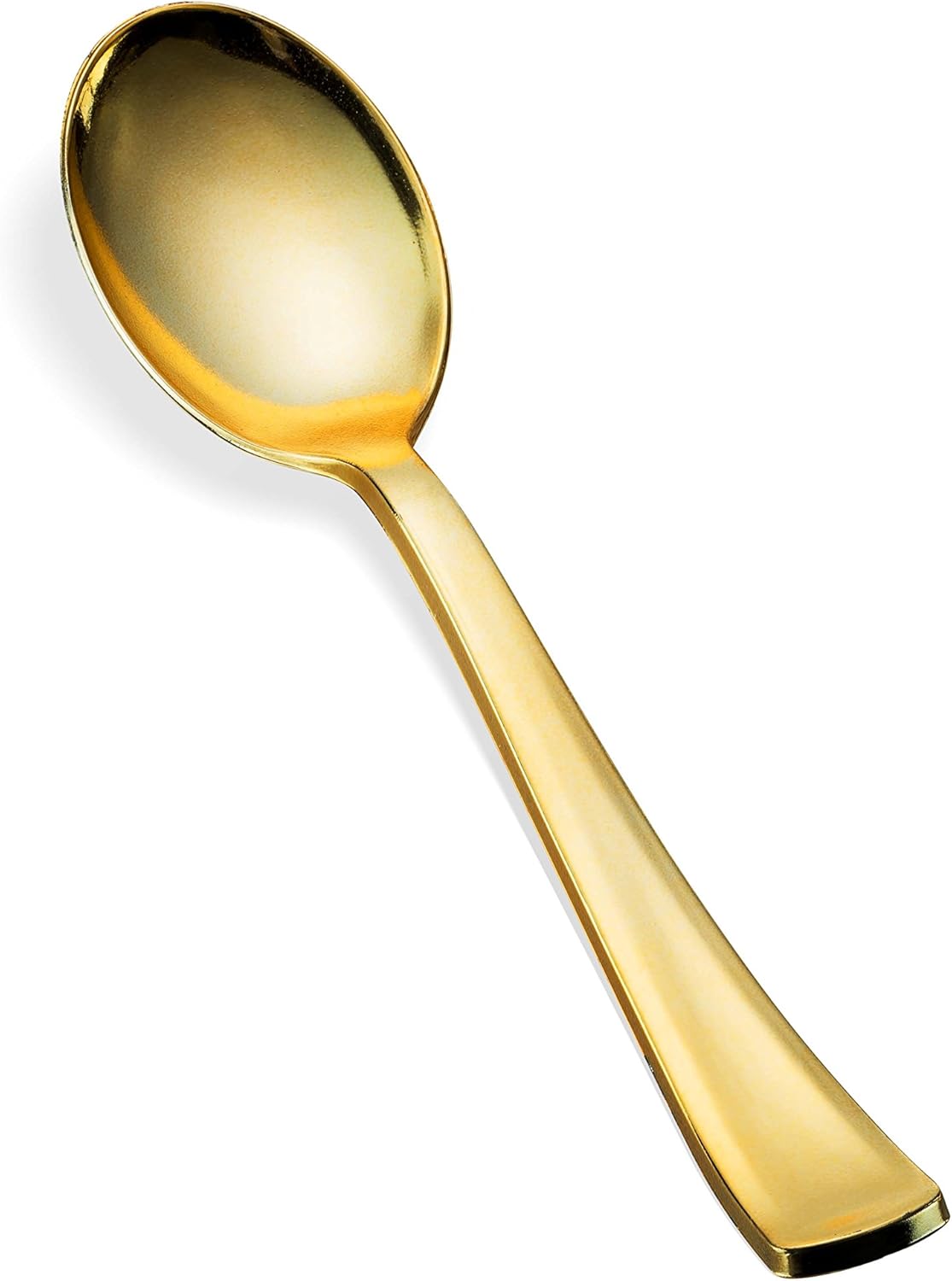 300 Gold Disposable Plastic Flatware Set - 100 Forks, 100 Spoons, 100 Knives - Heavy Duty Silverware for Party Bulk