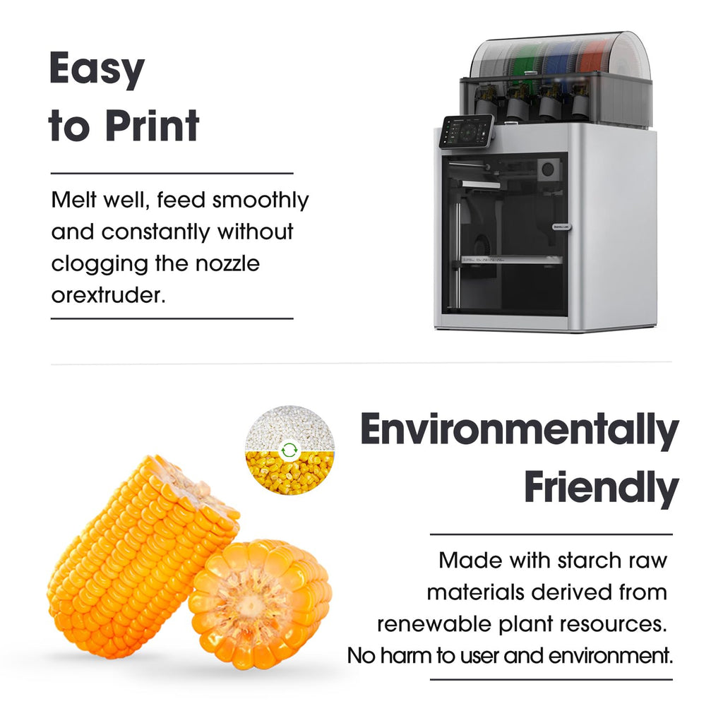 eSUN 10KG Bulk PLA Basic Filament 1.75mm, Black, 10 Spool Pack (1KG/Spool) High Speed PLA Bundle, 3D Printing Filament for Fast Printing
