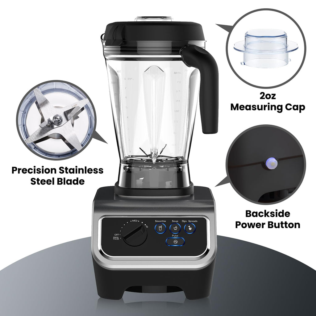 iCucina Smoothie Blender, Personal Blender for Shakes and Smoothies, 700W Pulse Technology Single Serve Blenders with 2 x 28oz Protable Cups for Ice Crush, Frozen Fruit Drinks
