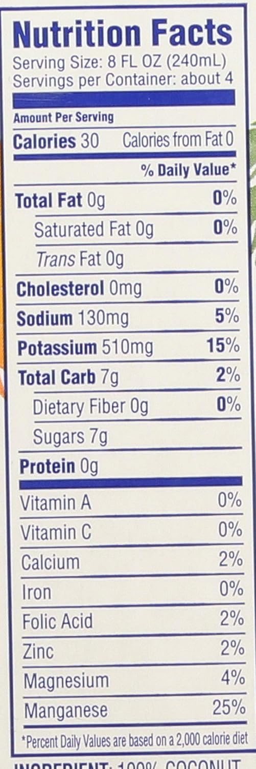 C2O Pure Coconut Water, 33.8 oz