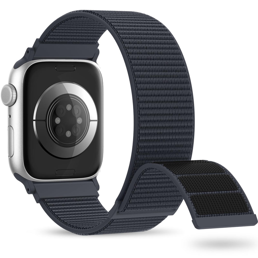 Nylon Sport Band Compatible with Apple Watch Band 38mm 40mm 41mm 42mm 44mm 45mm 46mm 49mm, Adjustable Breathable Women Men Braided Strap Loop for iWatch Series 11/10/9/8/7/6/5/SE Ultra 3/2/1