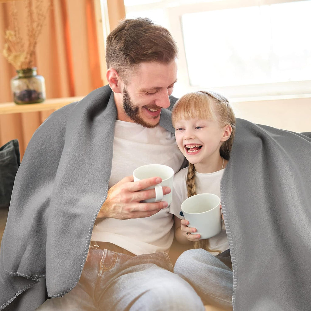 50x60 Throw Blankets, Ultra Soft Hypoallergenic Fleece Fall Throw Blanket for Livingroom, Couch, Chair, Bed, Red, Valentine's Day Throw