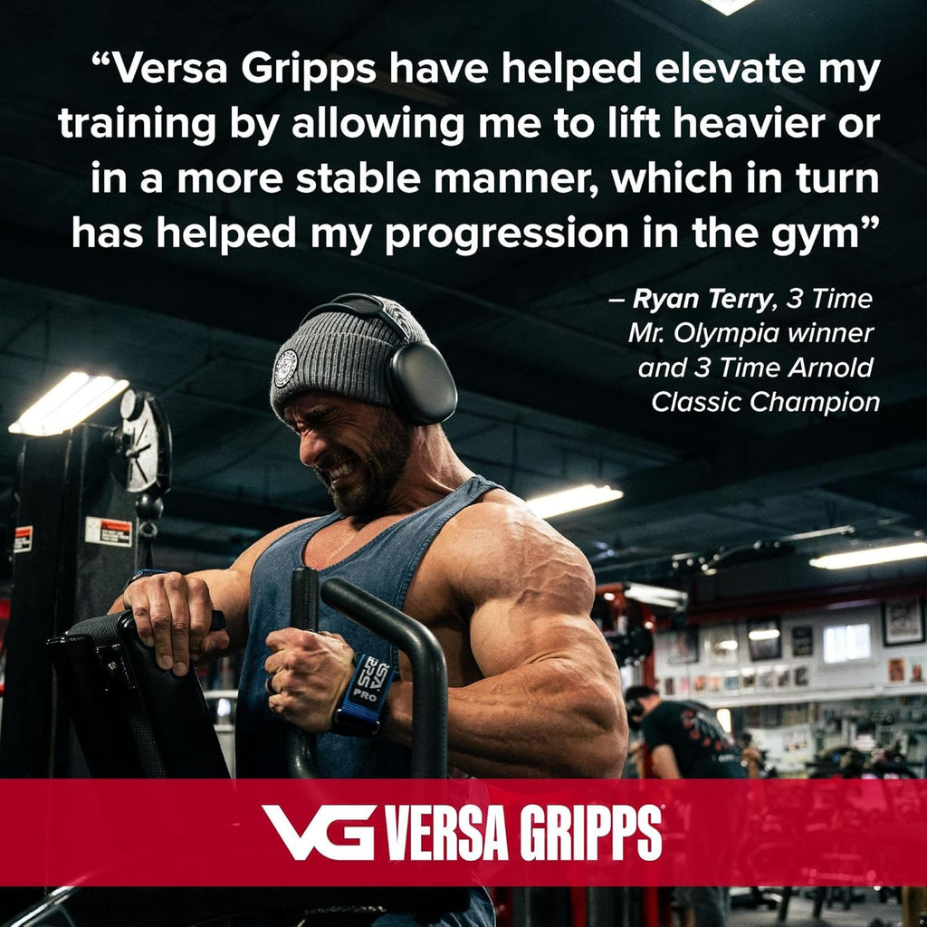 Versa Gripps Pro, Made in USA, Wrist Straps for Weightlifting Alternative, Best Training Accessory