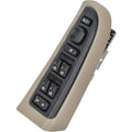 ASOPARTS 15883318 Front Driver Side Door Lock and Power Window Switch & Tan Bezel Assembly Fit for 2003-2007 Chevy Silverado, 2003-2007 GMC Sierra, 920-023 Replaces DWS-226