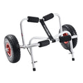 Kayak Cart - 140lb Capacity Canoe Dolly with Airless Tires, Aluminum Frame, and Straps for Small Watercraft - Kayak Accessories by RAD Sportz (Green)