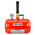 TUFFIOM 5 Gallon Air Tire Bead Blaster Seater w/Pressure Gauge & Handle, Wheel Seating Tool Inflator Tank for Truck ATV, 85-116PSI Operating Pressure, Red