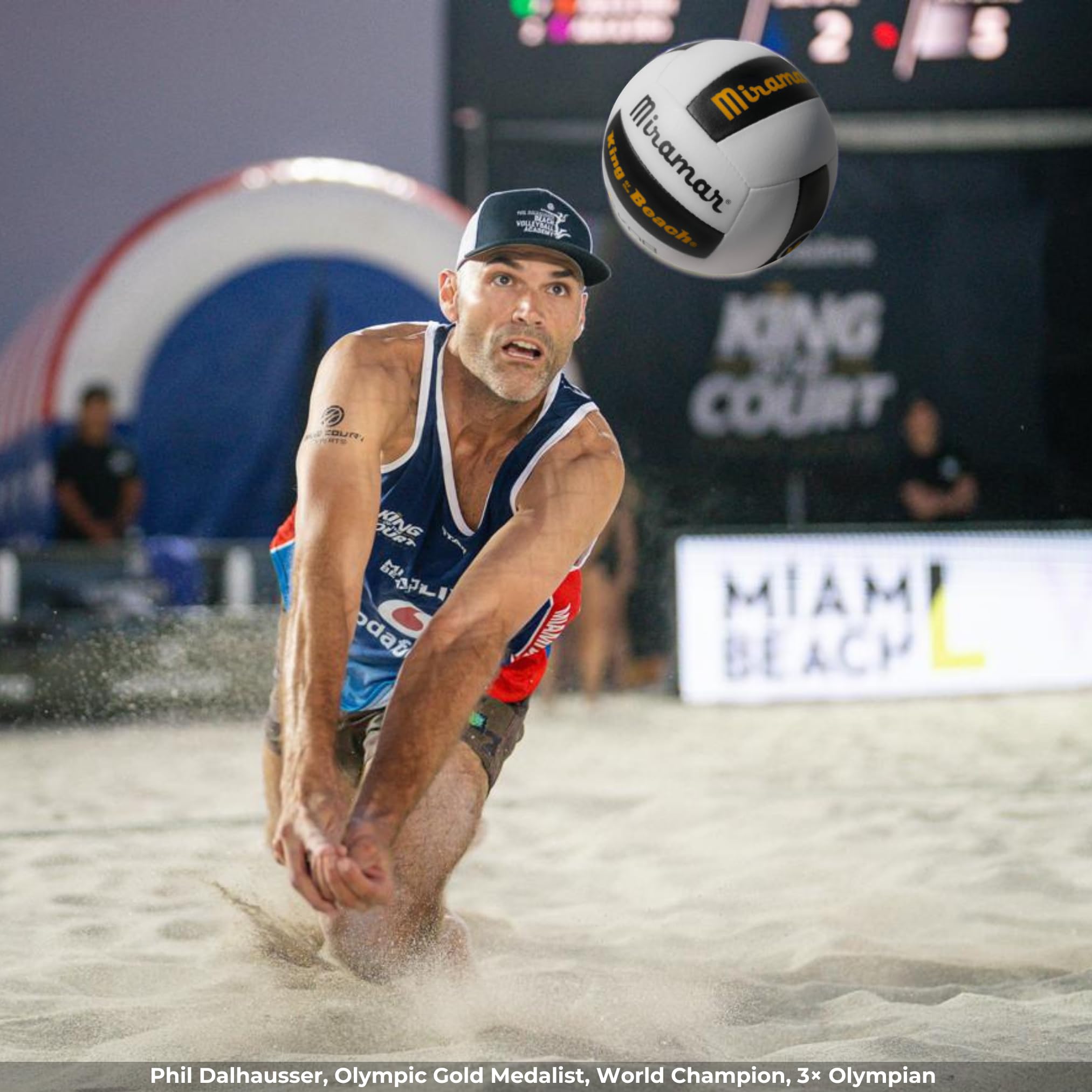KING OF THE BEACH Miramar Beach Volleyball - Official Game Ball