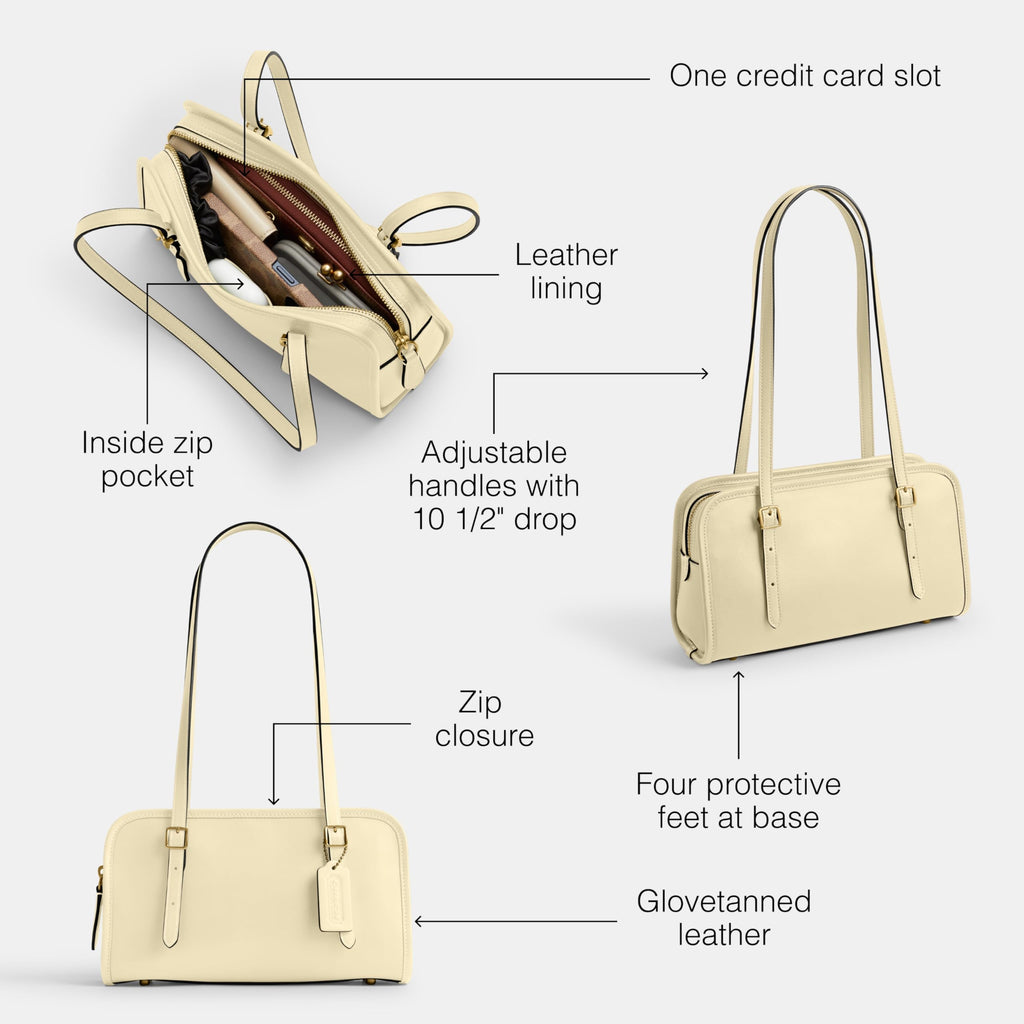COACH Swing Zip Bag with Grommets