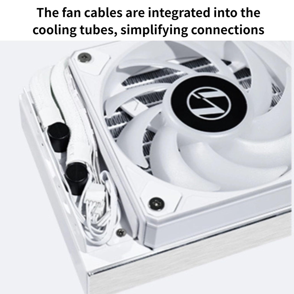 Lian Li Hydroshift LCD 360 Liquid Cooler - Flexible Side-Mounted Coolant Pathway, 2.88” LCD Screen - 480 x 480 Res. - Captured Screenshots or Recorded Videos - Fits Most PC Fans - Black (HSLCD36NB)