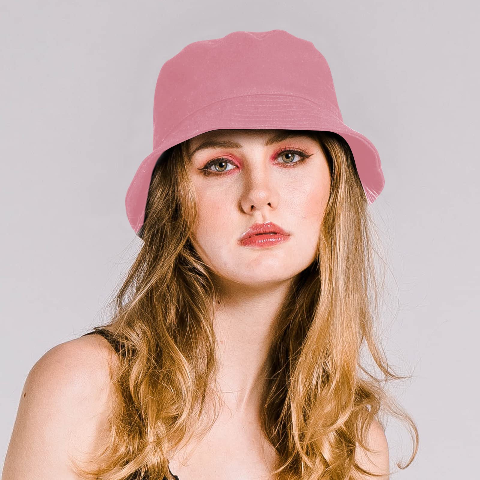 Rosoz 1 & 2 Pack Bucket Hat for Women Men Summer Travel Beach Sun Hat Outdoor Cap Unisex Bucket Hats