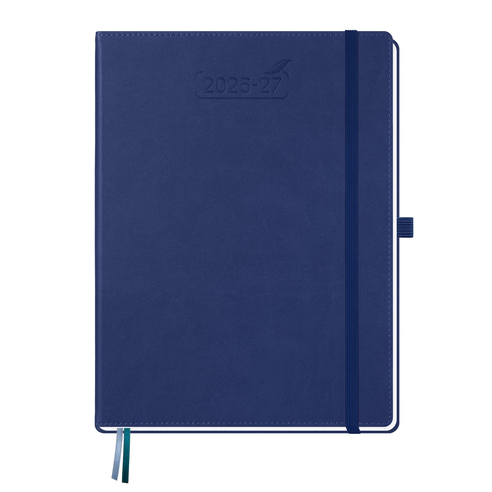 BEZEND Pocket Planner 2026-2027 Weekly and Monthly (3.5" x 6") 18 Months Small Academic Calendar (Jul 26-Dec 27) Ideal for Students, Work & Home, Storage Pocket, PU Leather Hardcover -Black