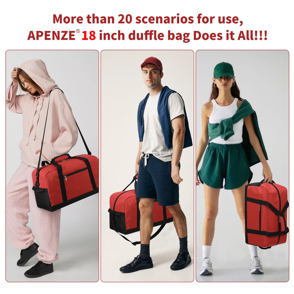 Apenze Small Gym Bag Carry On Bag - 12 in Mini Duffle Bag Lightweight for Overnight Travel(Camouflage)