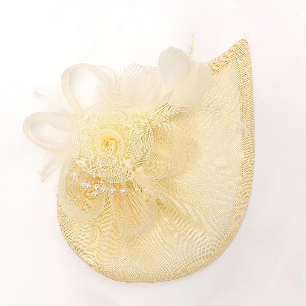 AQOKKA Women Fascinators Hats Flower Fascinators with Headband and Clip Tea Party Headwear for Women and Girls