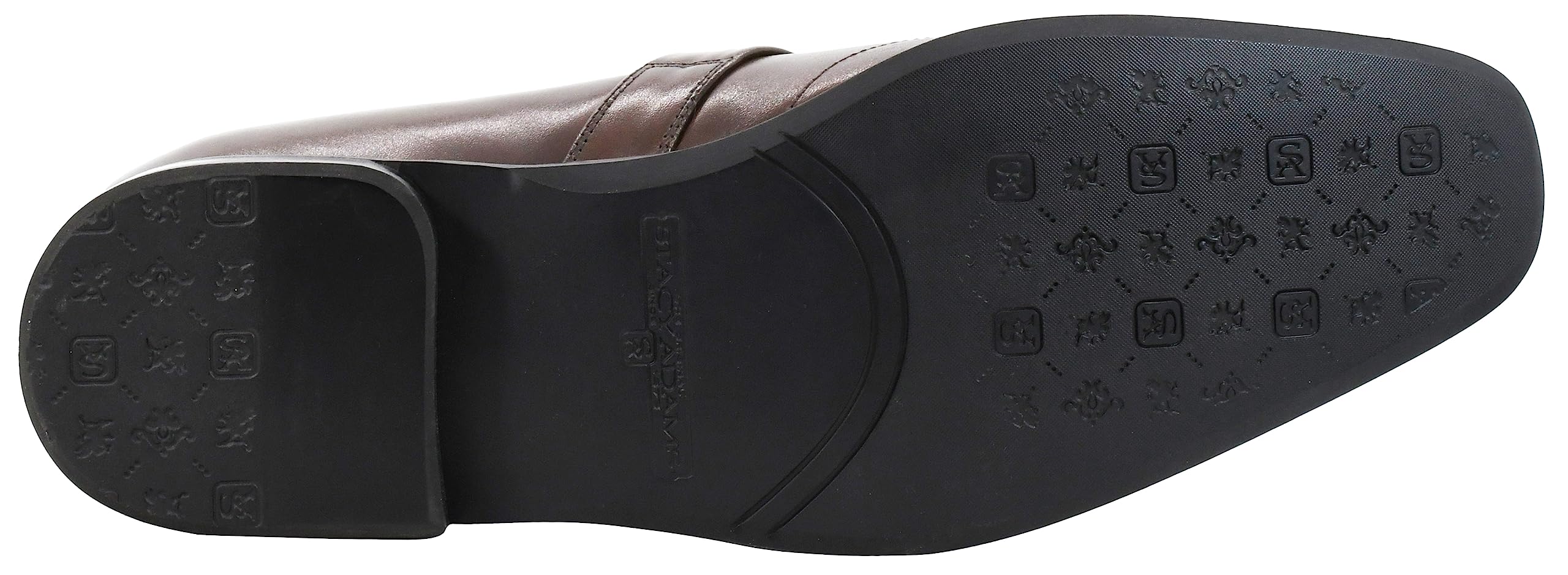STACY ADAMS Men's Beau Moc Toe Bit Slip-On Loafer