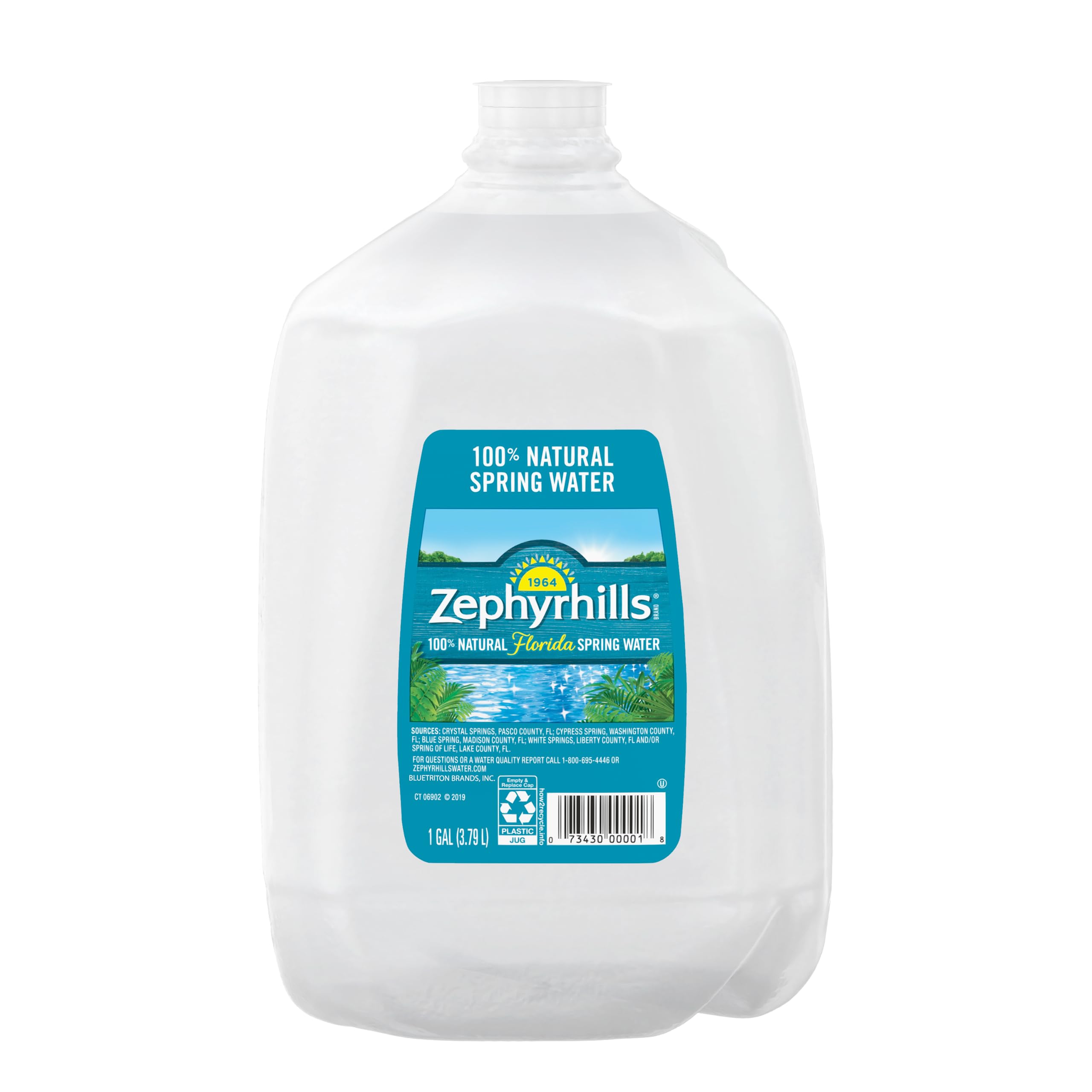 Zephyrhills Spring Water, 8 oz Mini Bottles, 48 Pack (3 Cases)