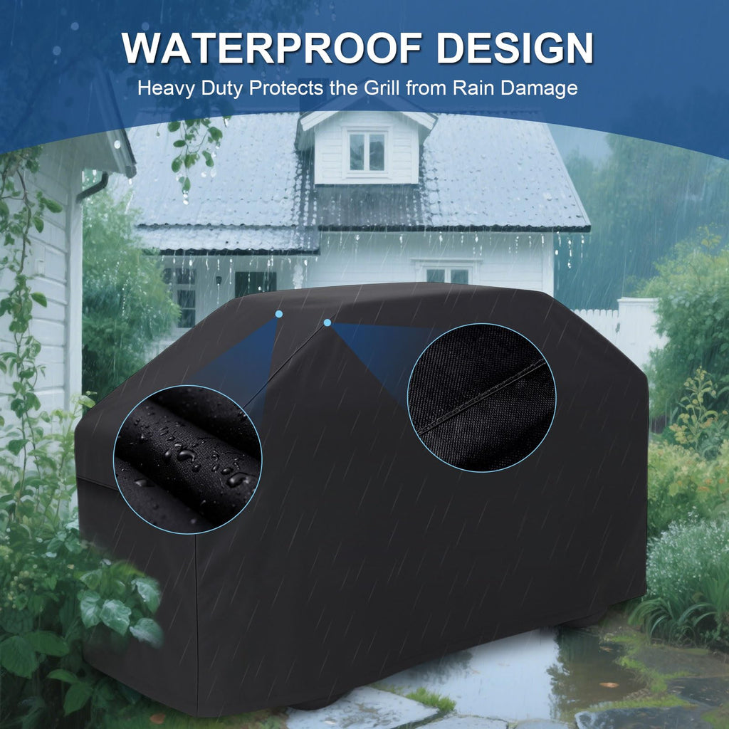 Grill Cover for Outdoor Grill,600D Heavy Duty Griddle Cover for Blackstone 28" Griddle,Waterproof 5483 BBQ Grill Cover with Air Vent and Click-Close Straps