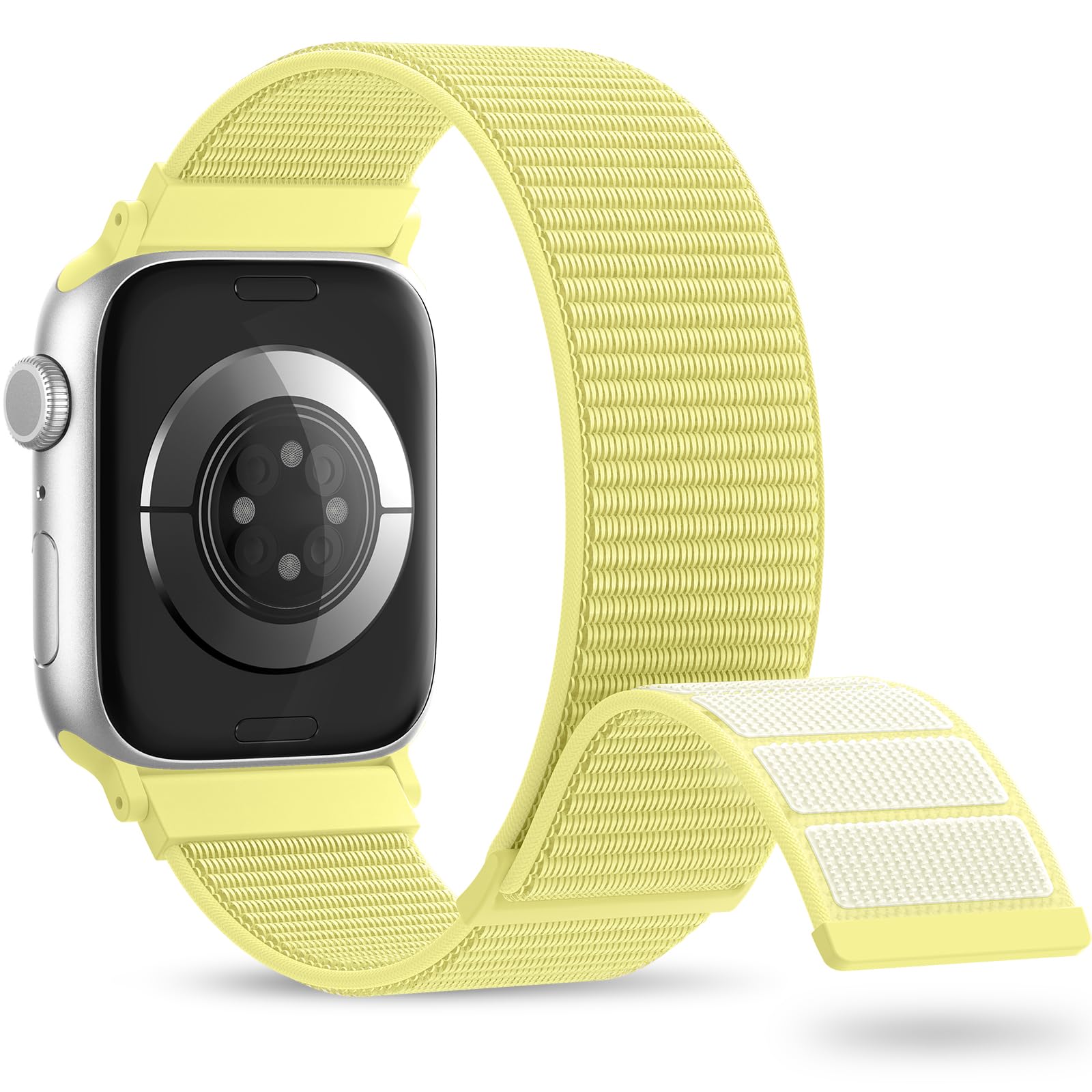 Nylon Sport Band Compatible with Apple Watch Band 38mm 40mm 41mm 42mm 44mm 45mm 46mm 49mm, Adjustable Breathable Women Men Braided Strap Loop for iWatch Series 11/10/9/8/7/6/5/SE Ultra 3/2/1