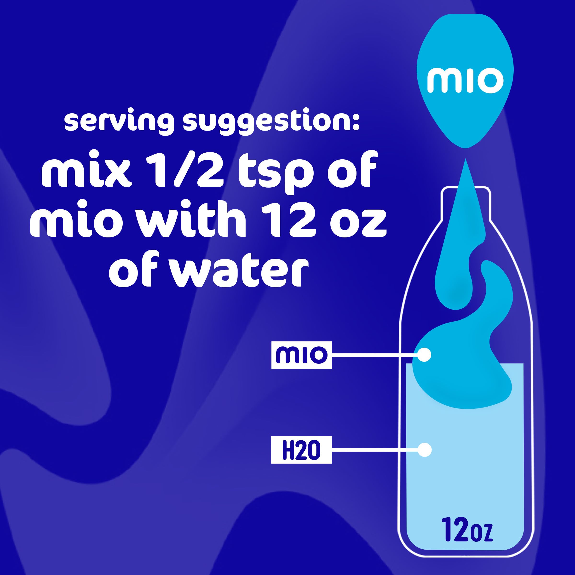 Mio Liquid Water Enhancer Patriotic 4th of July Bundle – Red, White & Blue Drink Mix with Cherry Blackberry & Wicked Blue Citrus Energy, 12 Count (6 of Each), 1.62 oz (Variety Pack)
