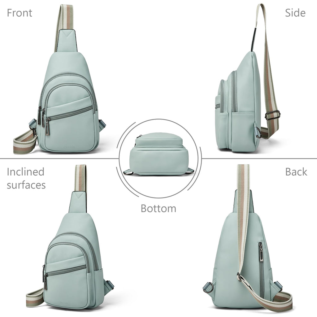 Sling Bag Crossbody Bags for Women Small Cross Body Bag Fanny Packs Chest Sling Purse for Daily Travel Leisure Sport