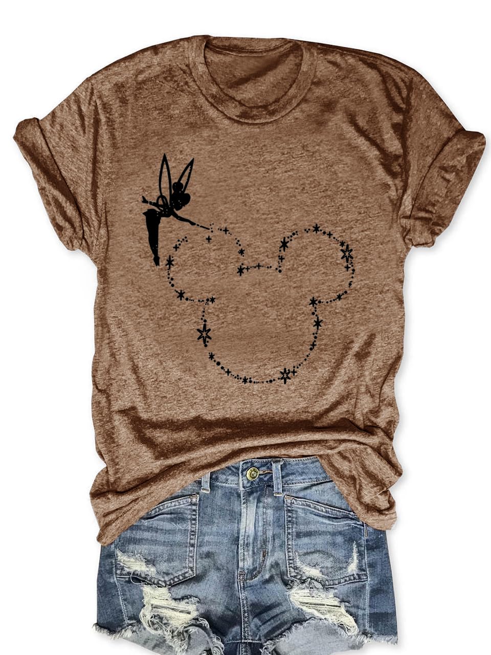 Magic Kingdom Castle Shirt Casual Vacation Holiday Short Sleeve Boho Clothes for Women Summer Cute Tops